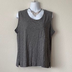 2/$10 Madewell Cotton Tank W/Front Pocket Sz M